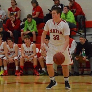 Brayden Miller scored 20 points and pulled down nine rebounds in leading Dexter to a 58-48 win over Schenck on Thursday evening.