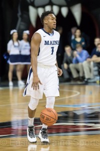 Aaron Calixte scored 12 points in a loss against Hartford on Wednesday night. Photo from. Anthony DelMonaco