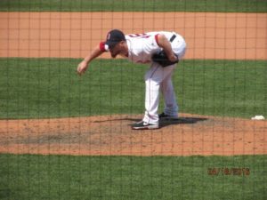 Craig Kimbrel recorded his 10th save of the season Ina 10-9 Red Sox win over the Astros on Sunday afternoon. Photo courtesy of Sue Zeiba with permission. 