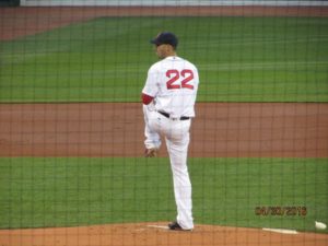 Rick Porcello is scheduled to pitch Tuesday evening against  the Giants.  Photo courtesy of Sue Zeiba with permission.