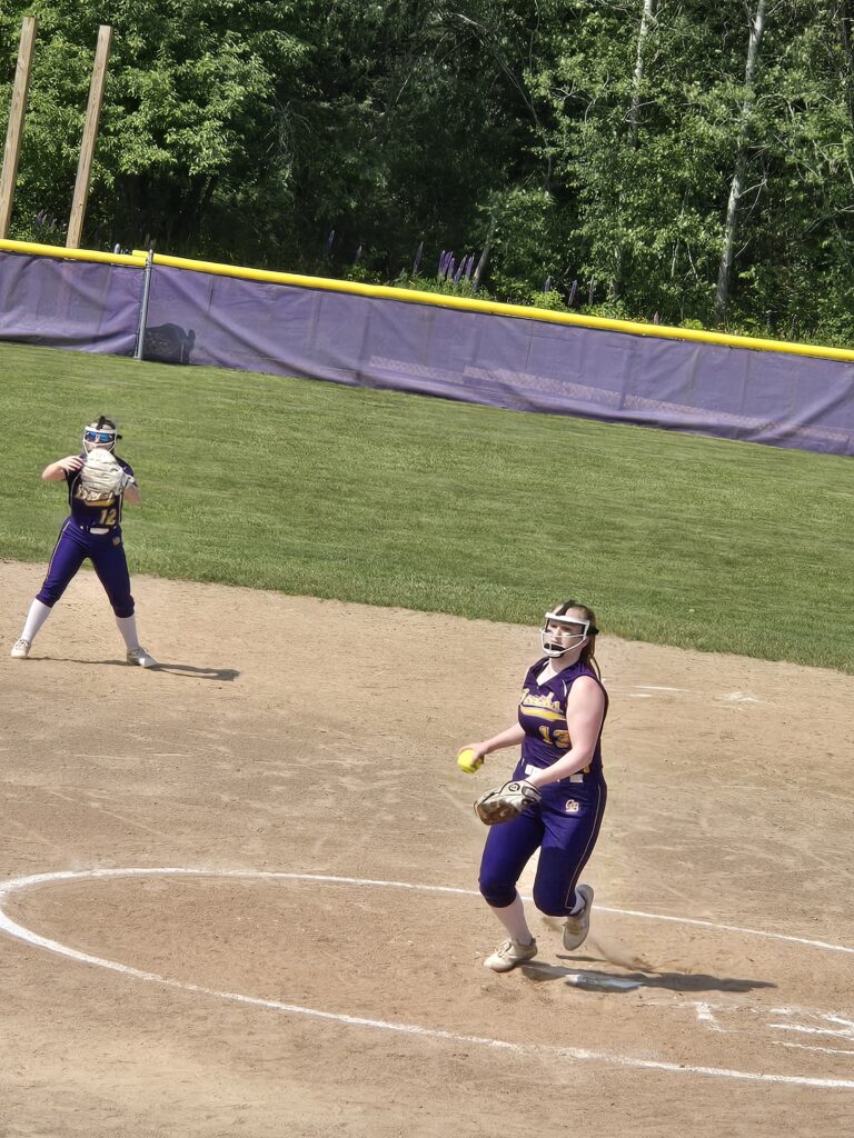 Miss Maine Softball Finalist Natalie Simpson throws a no-hitter, as Bucksport softball rolls past Orono in Class C semifinals