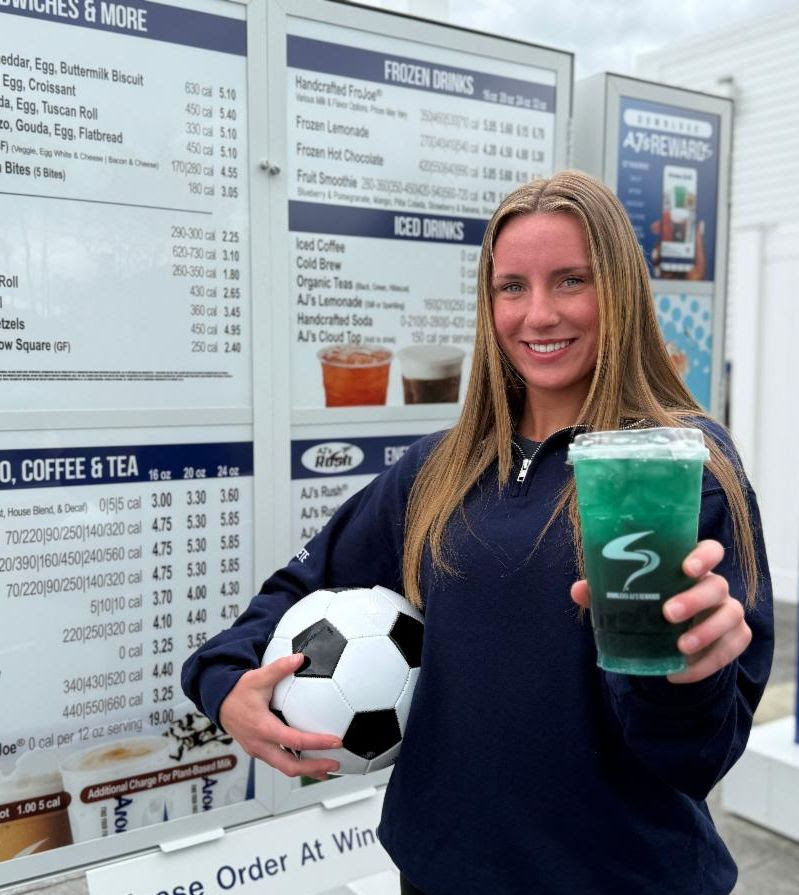 Charlotte Belanger Signs NIL Partnership with Aroma Joe’s Development Office of ME/NH