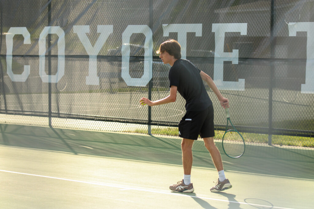 Kaiden Plourde is the 2025 Eastern Maine Sports boys tennis player of the year