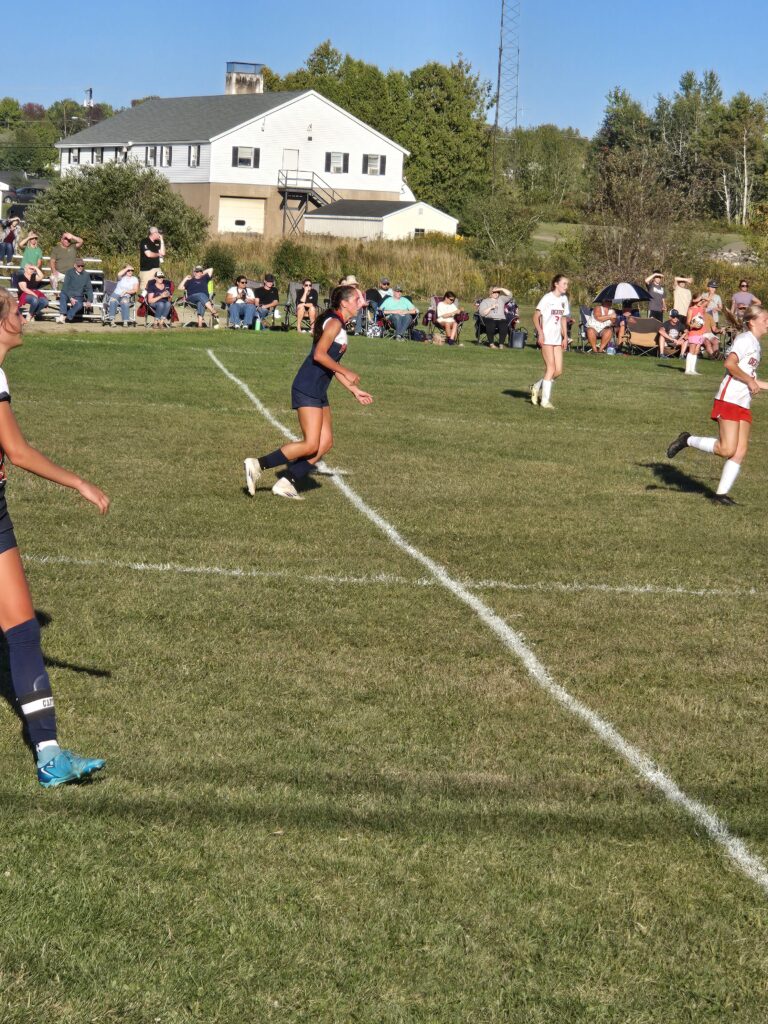 Mary Allen nets a second half hat trick as Bangor Christian girls soccer stays unbeaten