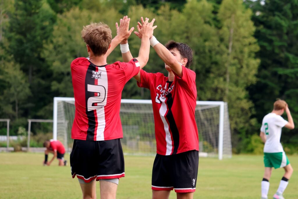 Schmidt and Swallow lead Katahdin boys soccer to win over Van Buren