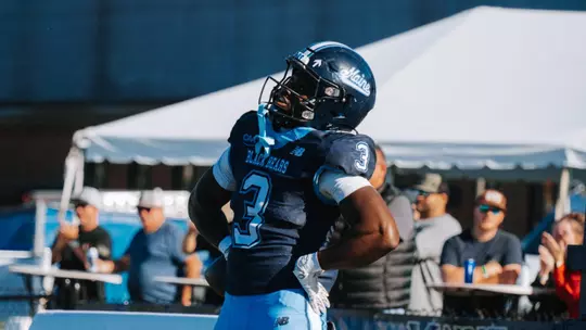 Maine holds on to pick up their first football win of the season; evens conference record