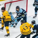 Quinnipiac battles back from a three goal deficit to tie Maine men’s hockey
