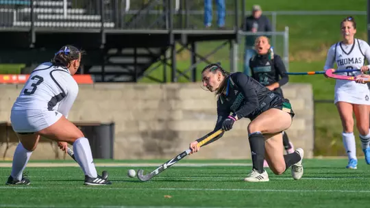 Baker, Perkins lead Husson field hockey to a non-conference win over Plymouth State