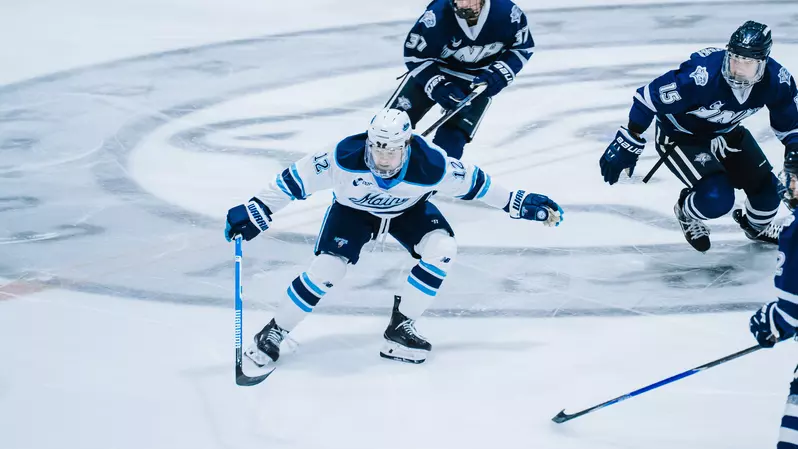 Maine men’s hockey battles back to force a shootout in exhibition with UNH; women’s hockey falls at Wisconsin