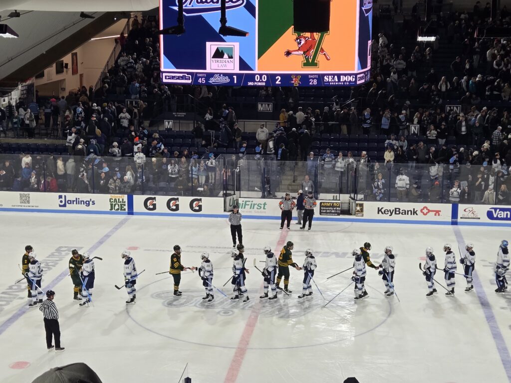 Vermont bounces back, upsets Maine men’s hockey to split weekend series