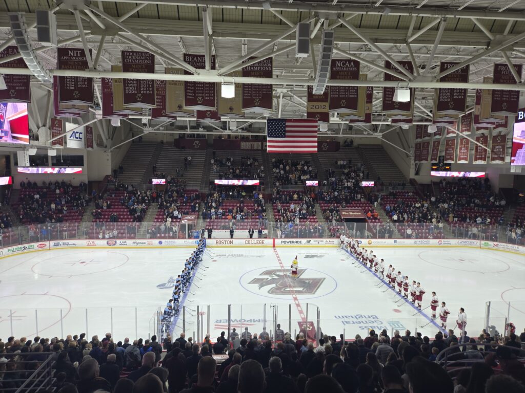 Early powerplay goals and defensive breakdowns cost Maine men’s hockey in road loss at Boston College