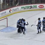 Rousseau records first career shutout, as Maine men’s ice hockey earns split at Boston College