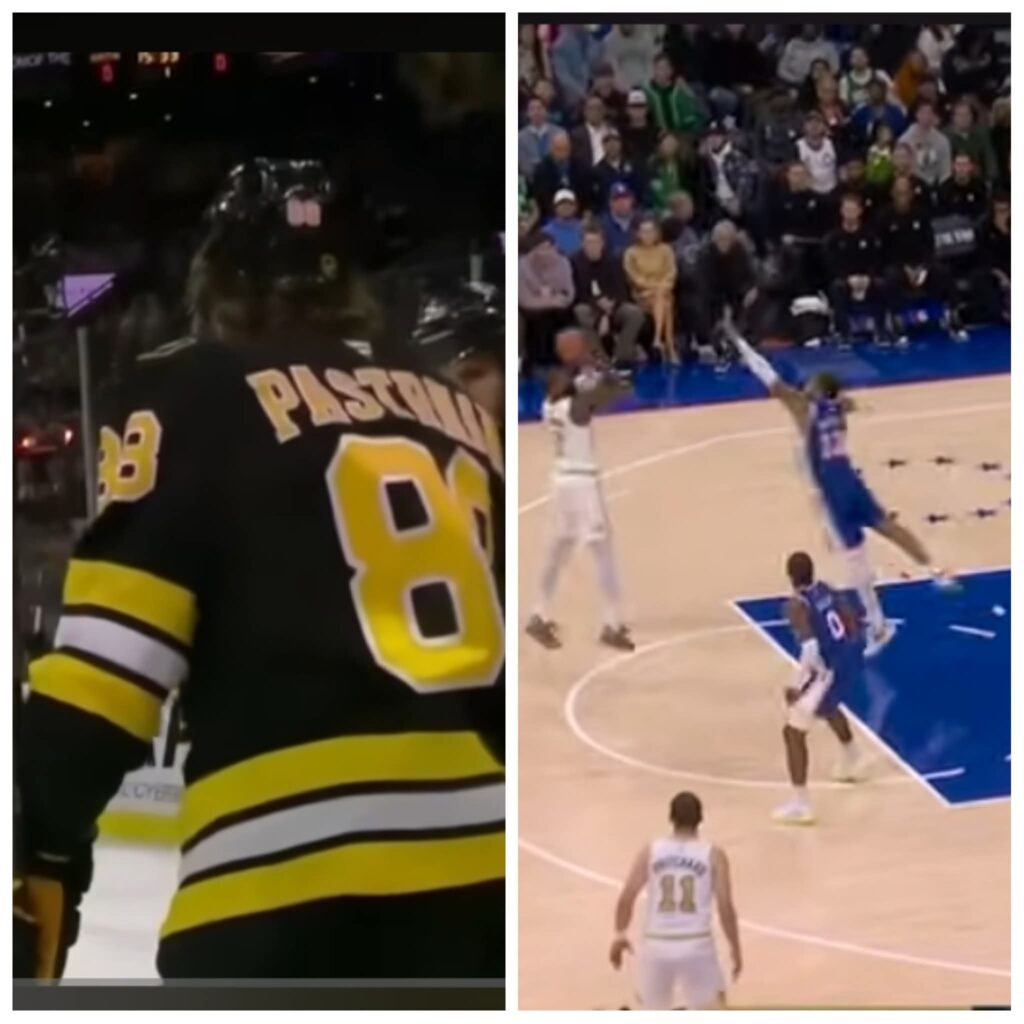 Bruins stay hot as Pastrnak scores career goal #400, Celtics lose a close one in Philadelphia