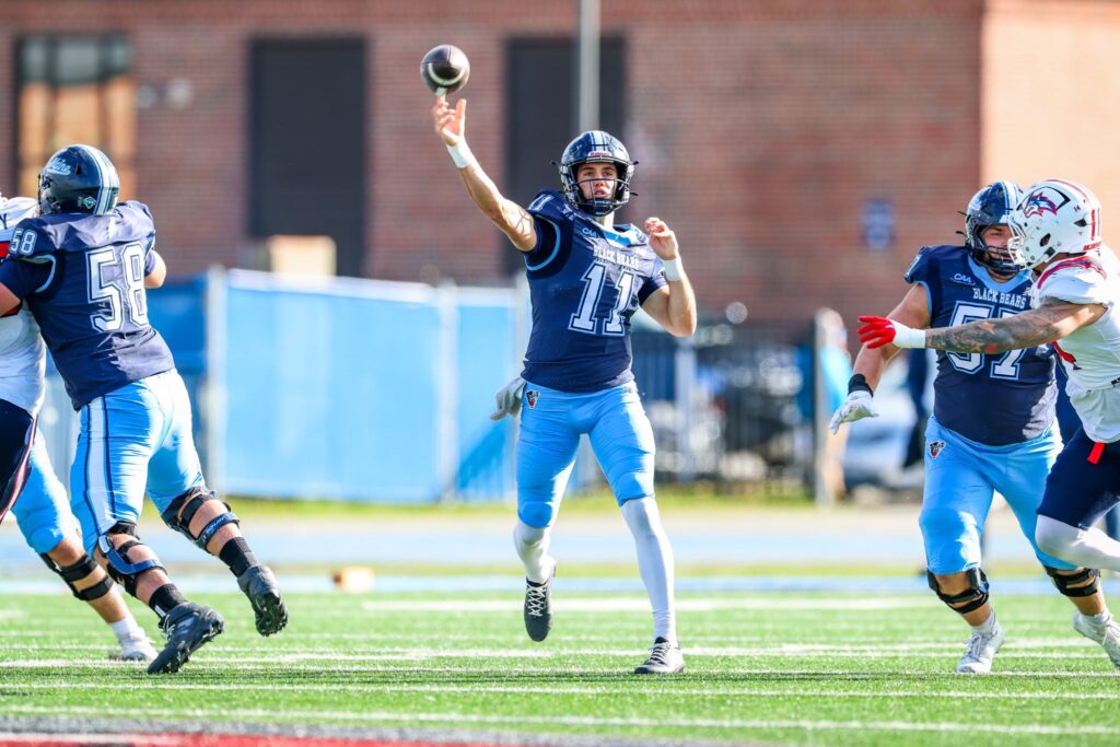Six wins in a row for Maine football, as they trounce Hampton on the road in CAA play