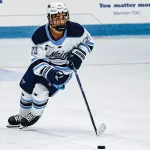 Nadeau records a hat trick, as Maine men’s hockey thumps UMass in a road series opener