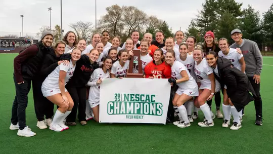 Husson field hockey wins fifth straight conference title; Bates field hockey wins their first NESCAC crown