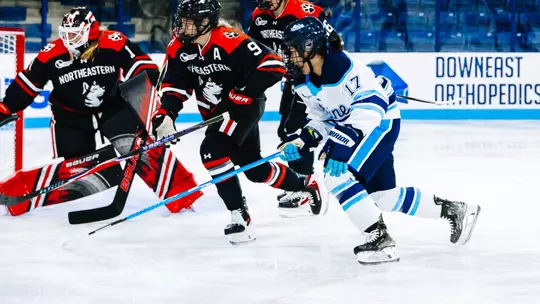 Maine women’s hockey battles tough in conference series loss to Northeastern
