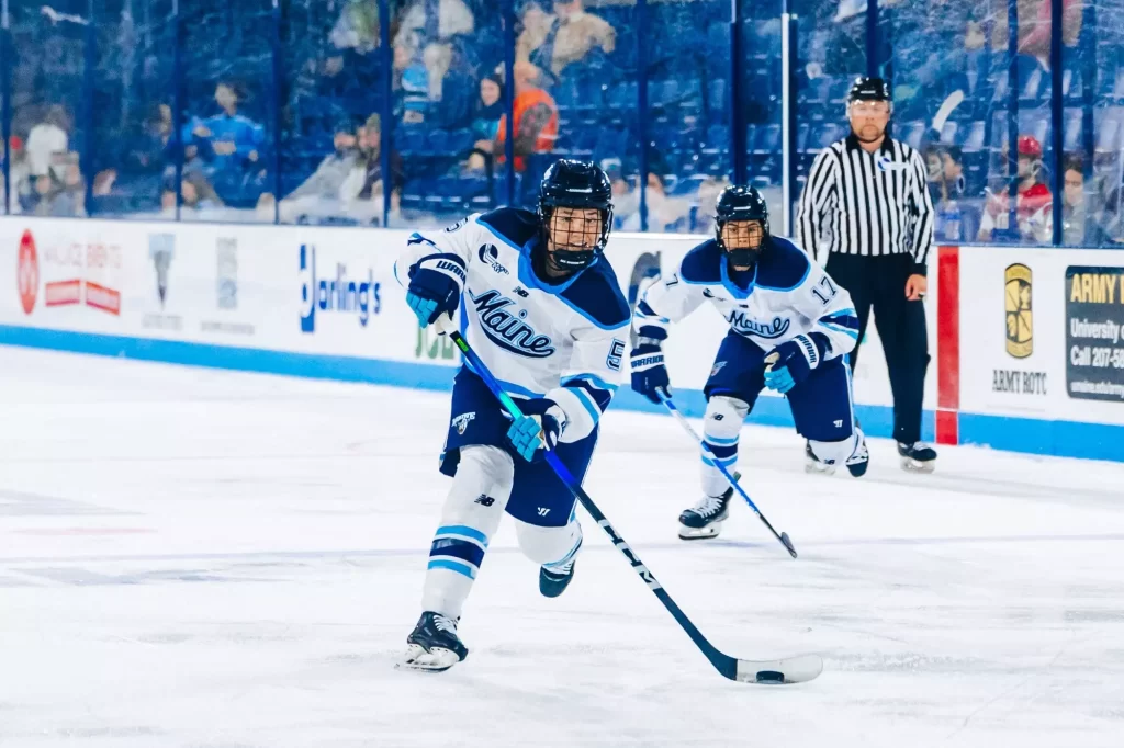 Two goals from Rucinski leads Maine women’s hockey past Holy Cross