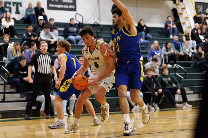 Husson men’s basketball earns weekend conference split