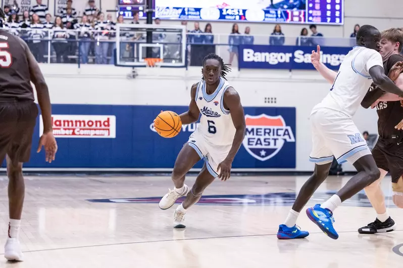 Maine men’s basketball earns first America East win of the season with a road victory over NJIT