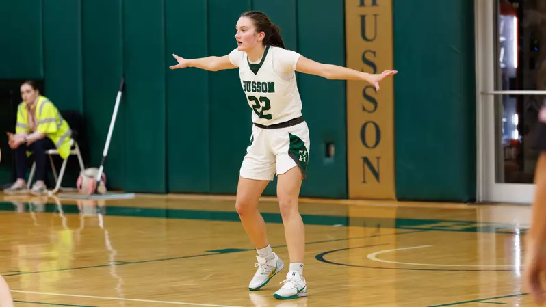 Husson women’s basketball rallies past VSU Lyndon to earn seventh conference win