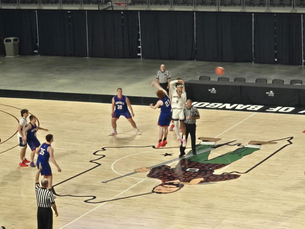 Bangor Christian boys use a pair of first half runs to end the regular season on a 11 game win streak