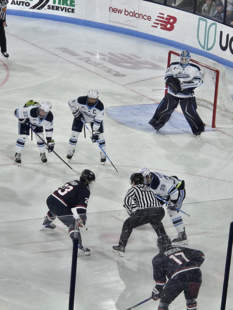 Maine men’s hockey shutout at home by UConn
