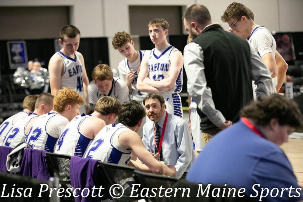 Easton pulls away from Katahdin boys to advance to the Class S regional championship