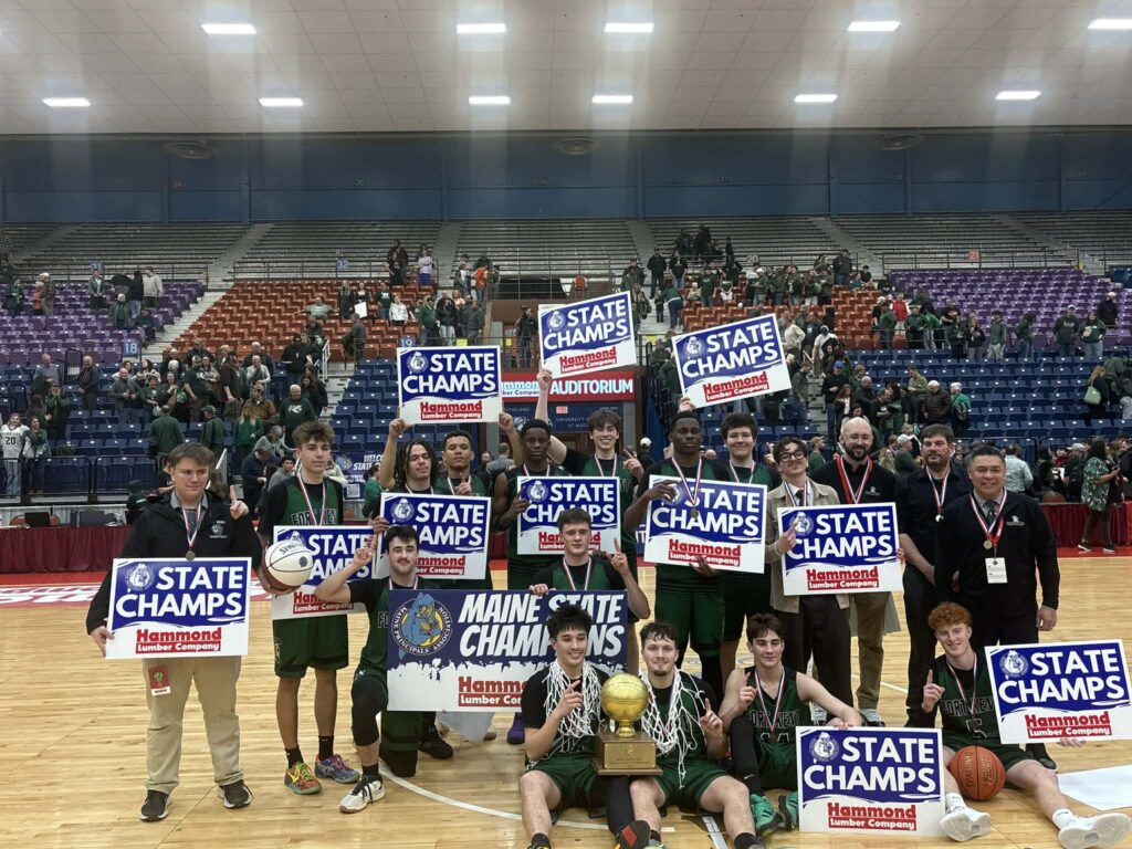 Fort Kent boys hold off Maranacook in their first ever state championship appearance to take home the gold ball