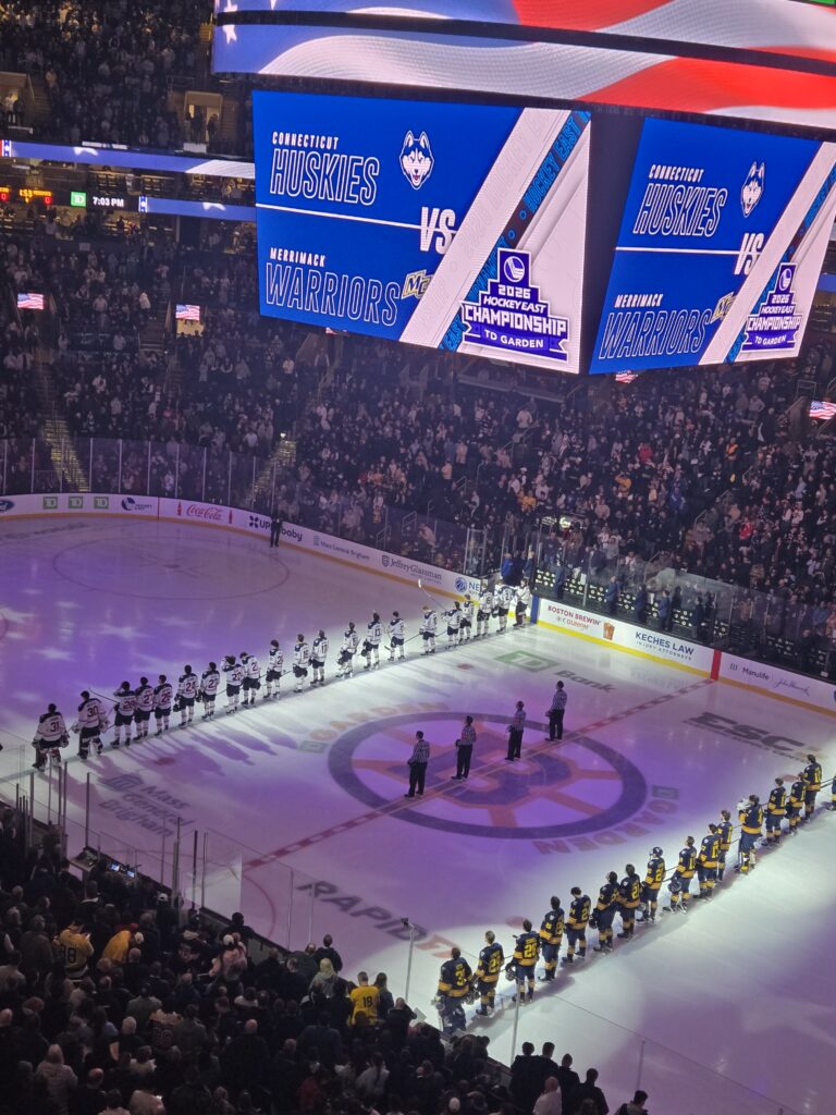 Merrimack College makes history, wins first ever Men’s Hockey East Championship