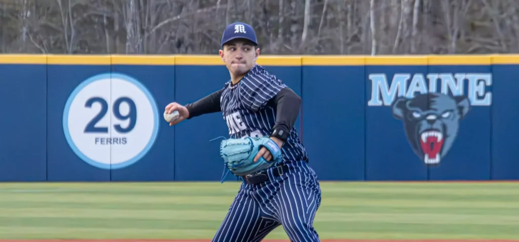 Maine baseball rallies from a four run deficit, scores five in the ninth to beat Lowell