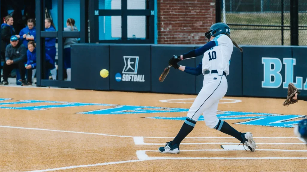 Maine softball drops a conference doubleheader at first place Bryant