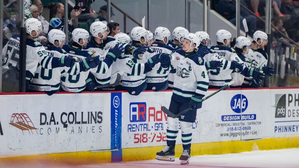 Maine Mariners one win away from advancing to the next round after comeback road win over Adirondack