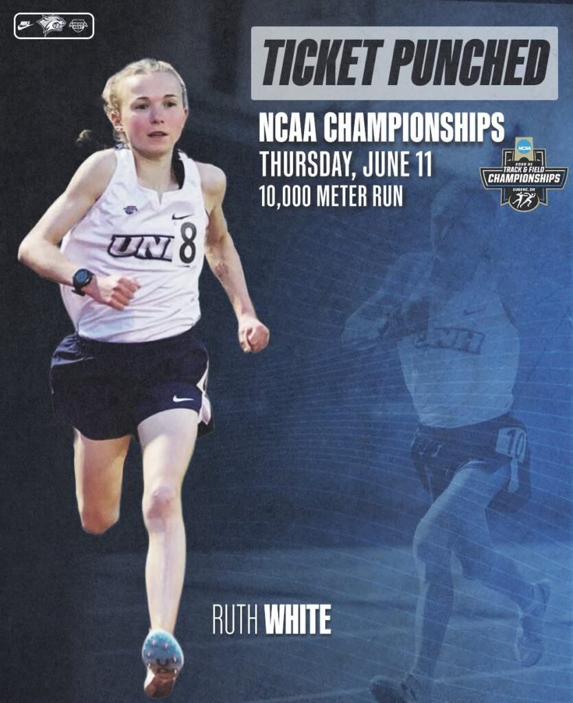 Ruth White advances to the NCAA Nationals in 10,000 meter run for second straight season