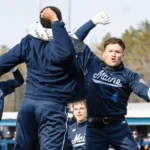 Maine baseball uses the homerun ball to beat first place Binghamton in New York