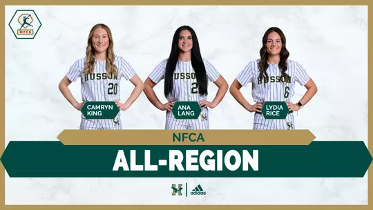 Lang, King, Rice named to the NFCA All-Region Softball Team