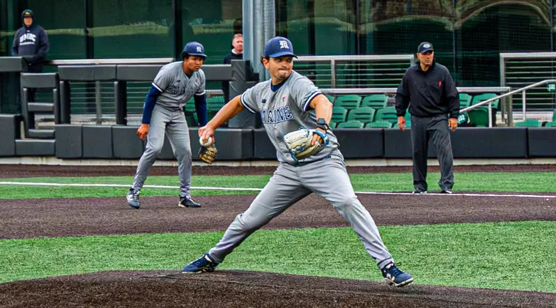 Maine baseball defeats UMBC to advance to the America East Tournament Championship Round, after a tough loss to Binghamton