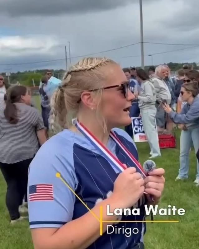 Lana Waite named female athlete of the week