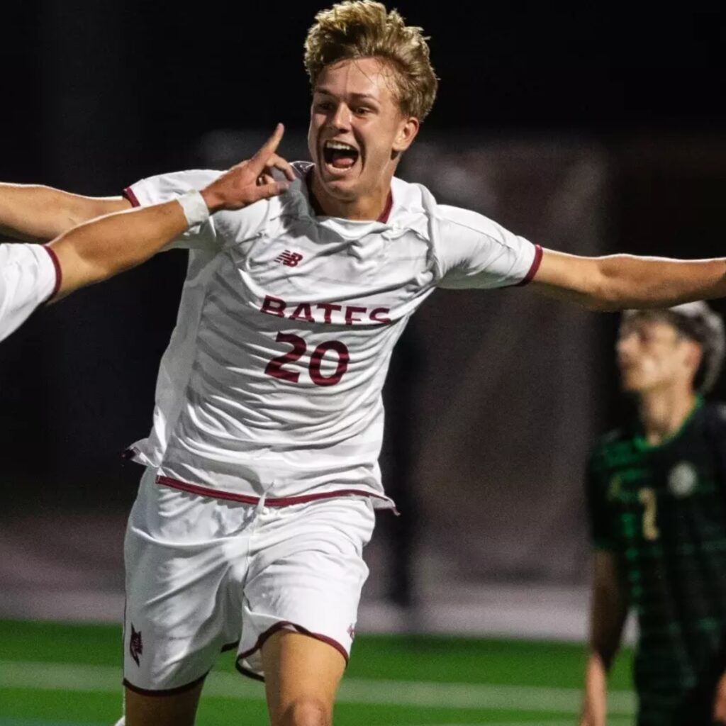 Coburn game winner propels Bates men’s soccer to a non-conference win over Husson