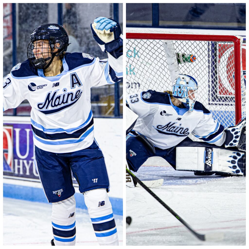 Maine women’s hockey played an exhibition game with UNH on Saturday afternoon at Alfond Arena