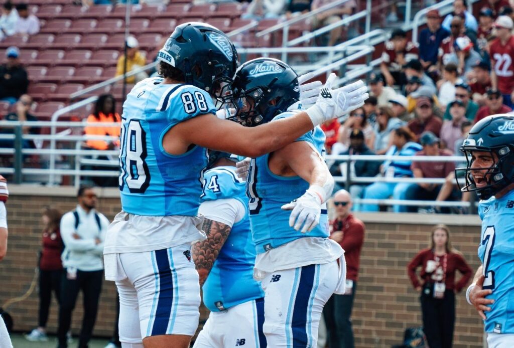 Maine football battles tough in six point loss at Boston College