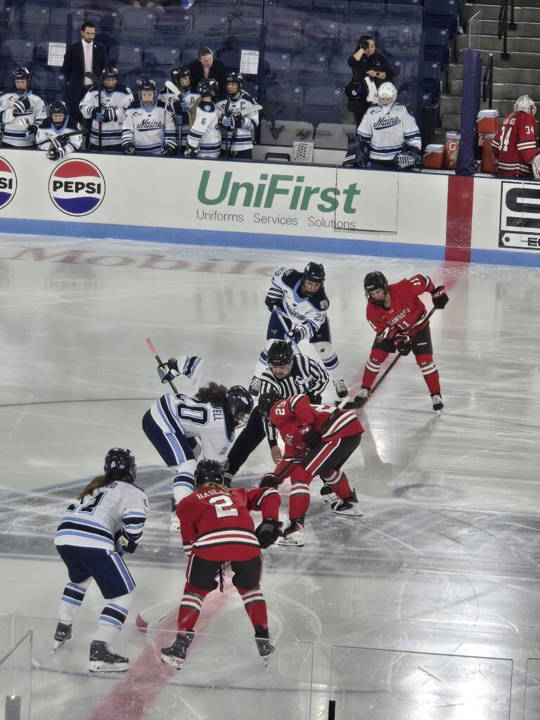 St. Lawrence splits weekend series in Orono, blanks Maine women’s hockey